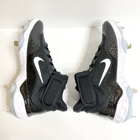 Nike Alpha Huarache Elite 4 Mid Baseball Cleats Size 13 DJ6520-001 - Picture 3 of 7